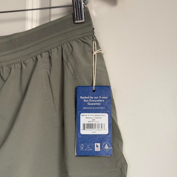 Janji Men's 5" AFO Middle Short in Glacial, Size Medium - Picture 9 of 11